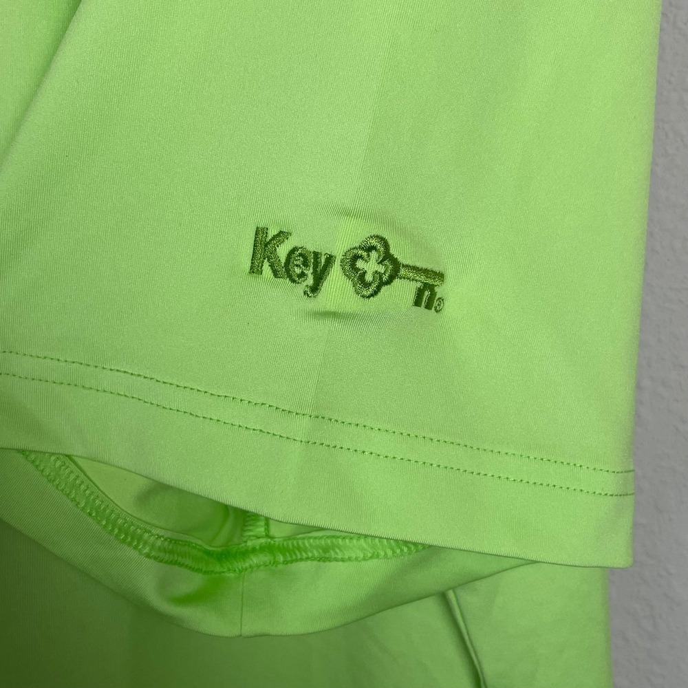 NWT Peter Millar E4 Performance‎ Summer Comfort Polo Shirt Palm Green Size XXL - Picture 3 of 6